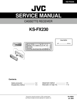 JVC KSFX-230-Service-Manual